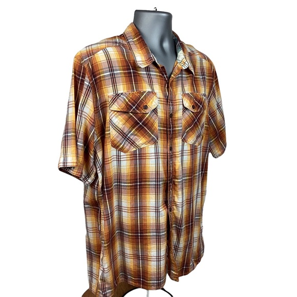 The North Face Distressed Fishing Shirt Plaid Western Cowboy - Picture 3 of 13